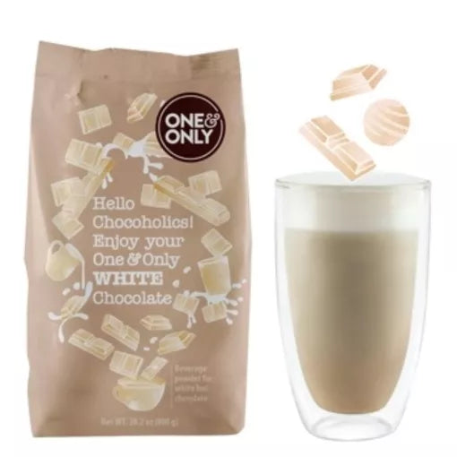 Drinking Chocolate - White Chocolate 800g Bag